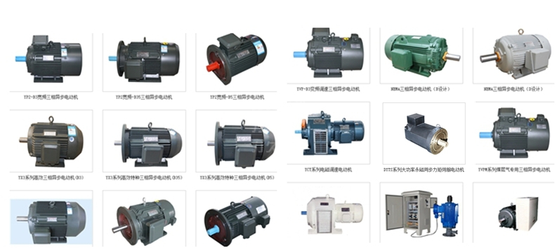 部分高效電機、特種電機產(chǎn)品